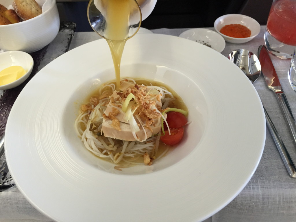 Garuda Indonesia Business Class Soup