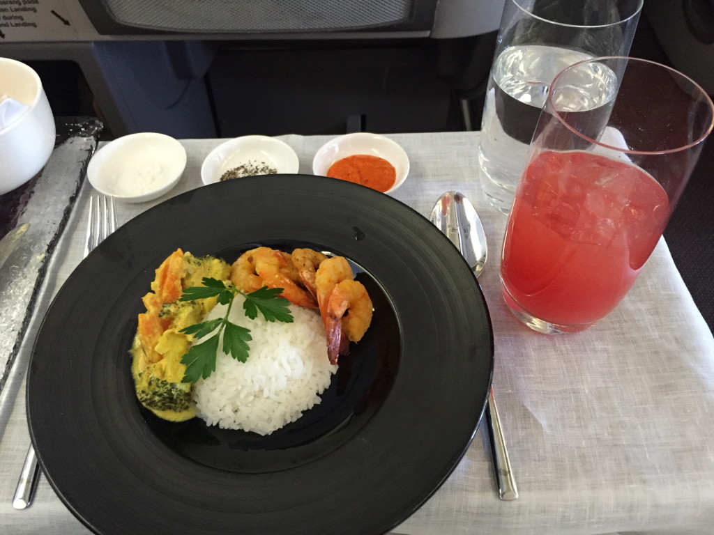 Garuda Indonesia Business Class Appetizer