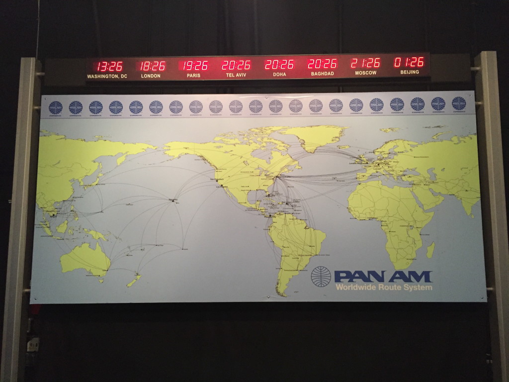 Pan Am Flight Map