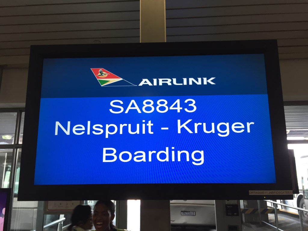 Nelspruit Kruger Boarding Sign