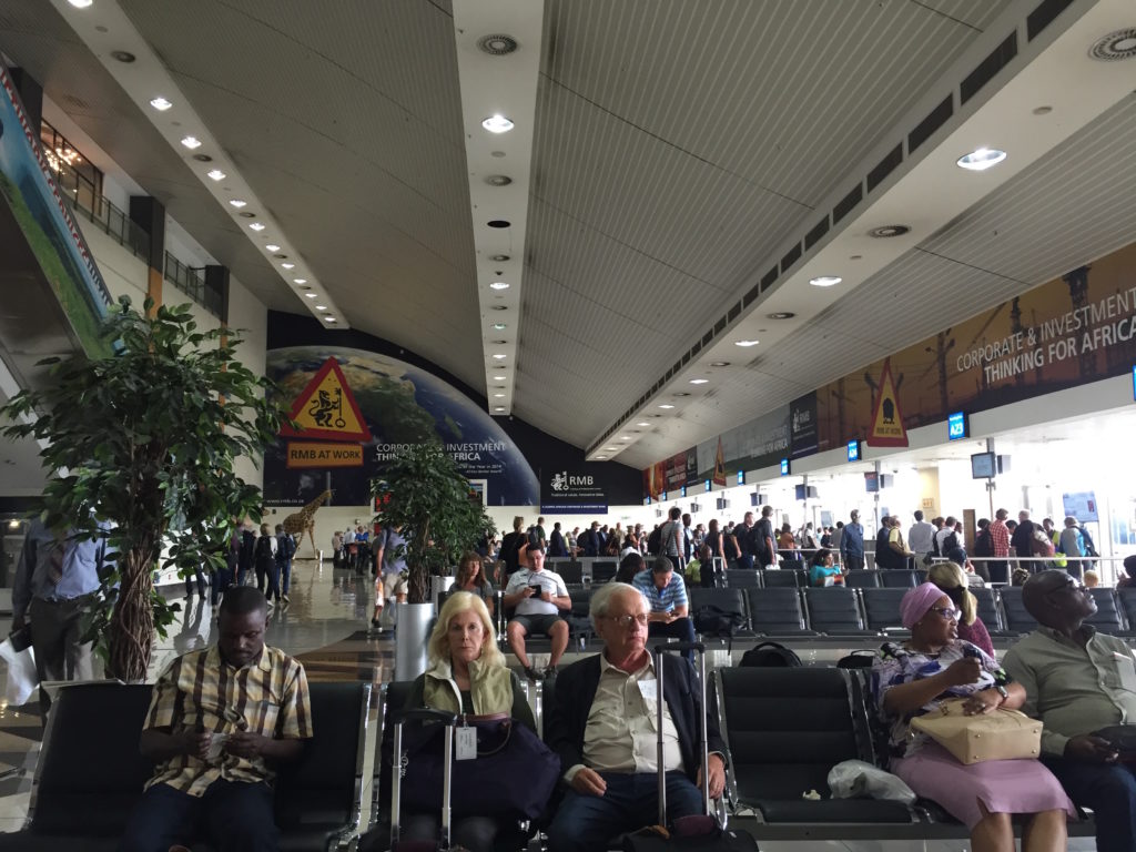 Johannesburg Airport Waiting area