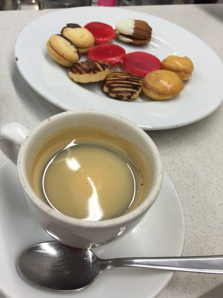 Espresso and sweets