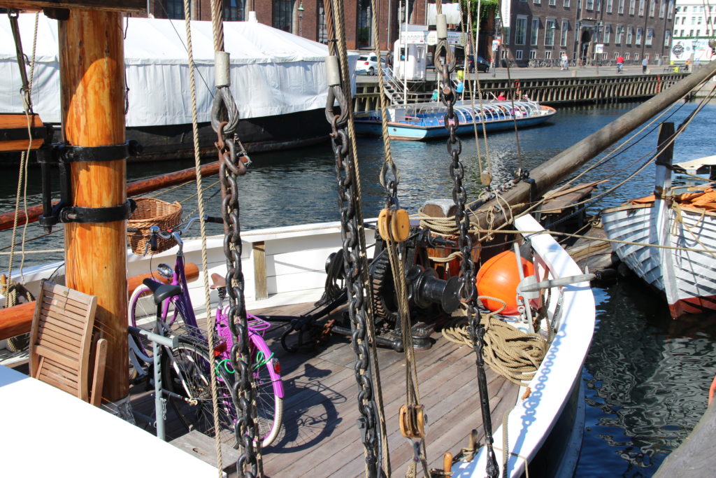 Boats in Copenhagen Canals