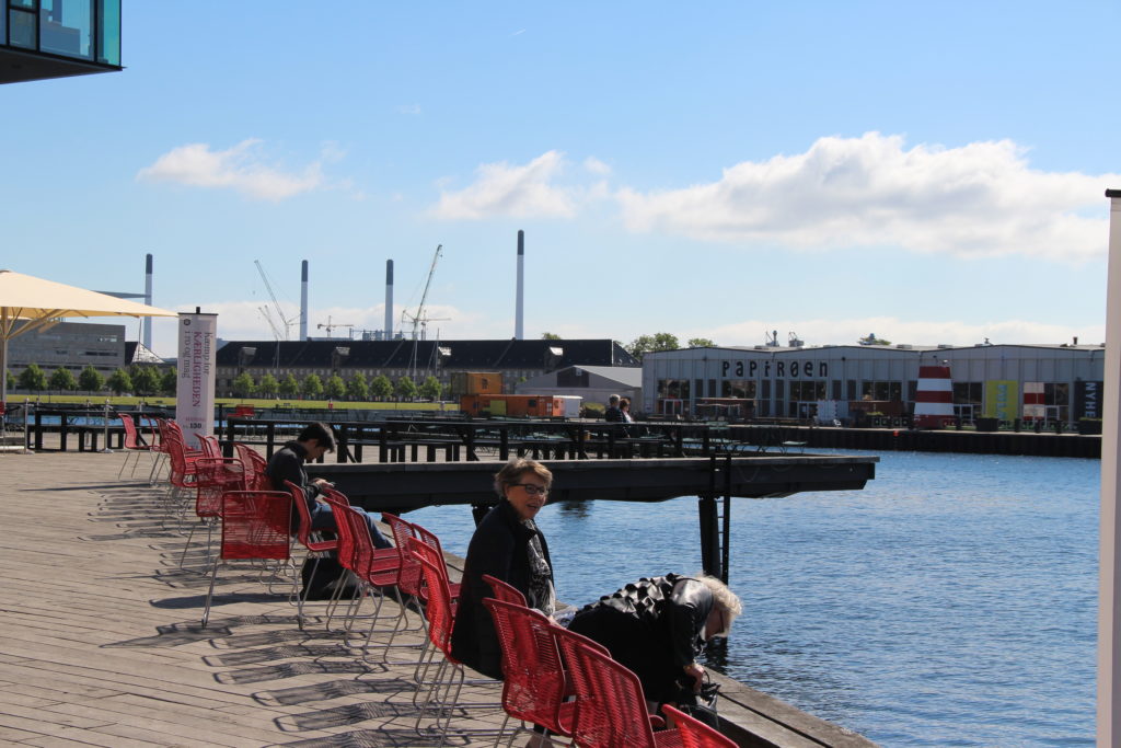 Ladies enjoying a slow morning in Nyhavn, Copenhagen