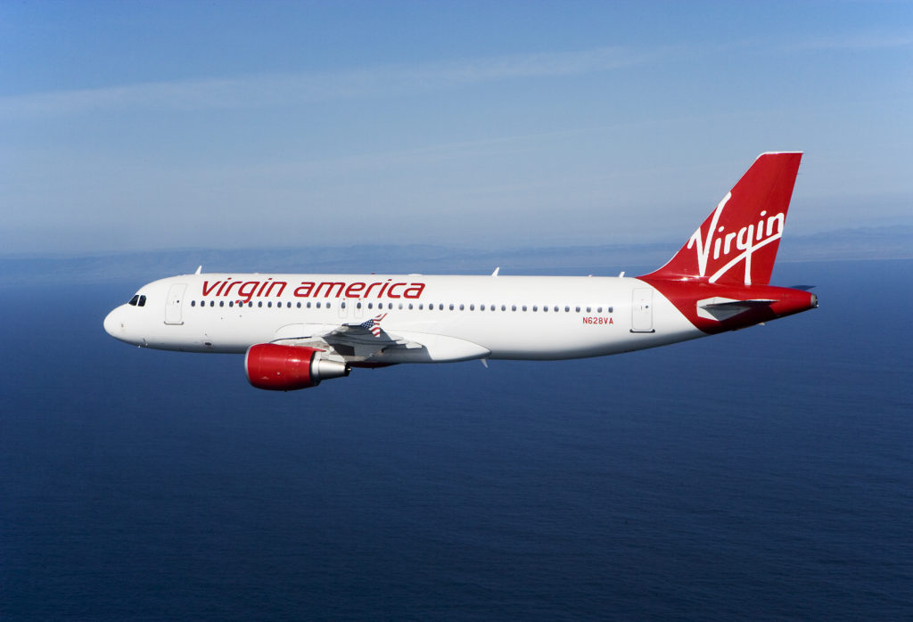 Virgin America Plane, from virginamerica.com