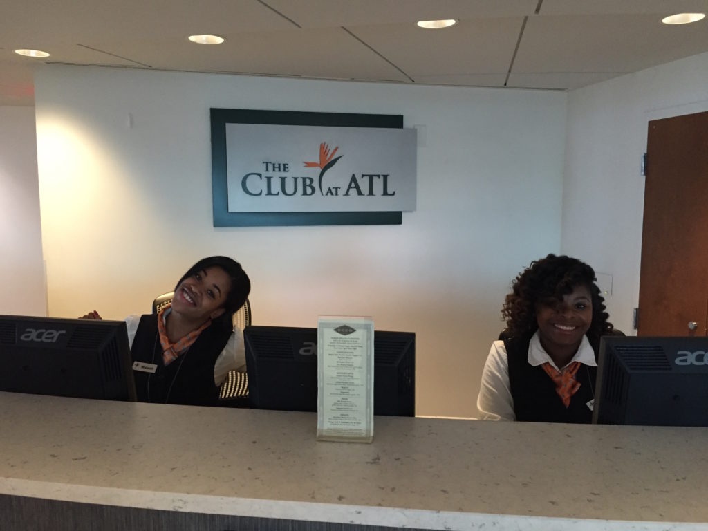 Club at ATL Awesome reception staff