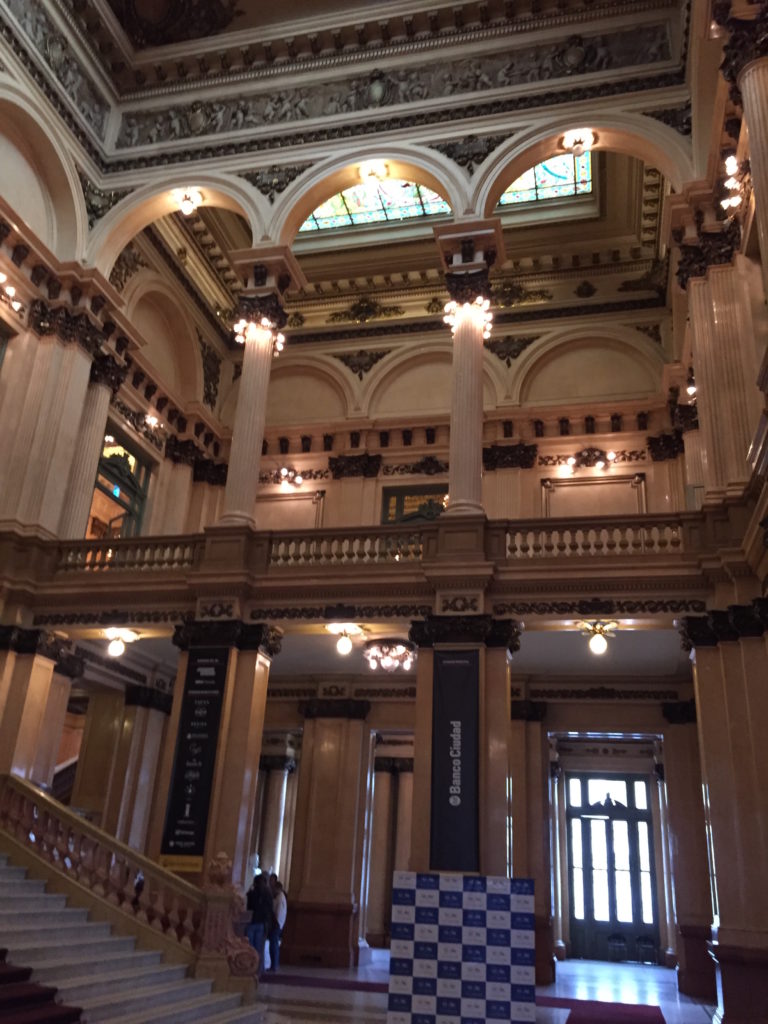 Main lobby of Teatro Colon