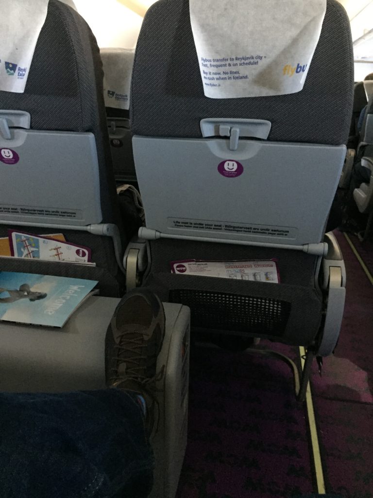 Plenty of Leg room on WOW Air