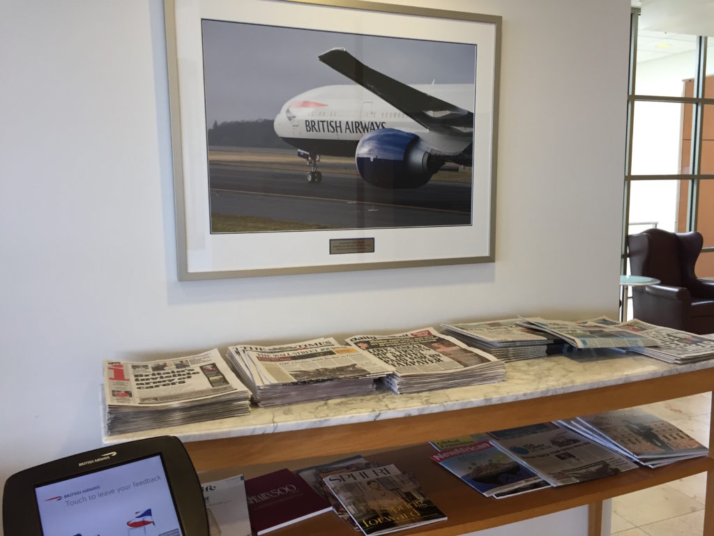 British Newspapers and Lounge