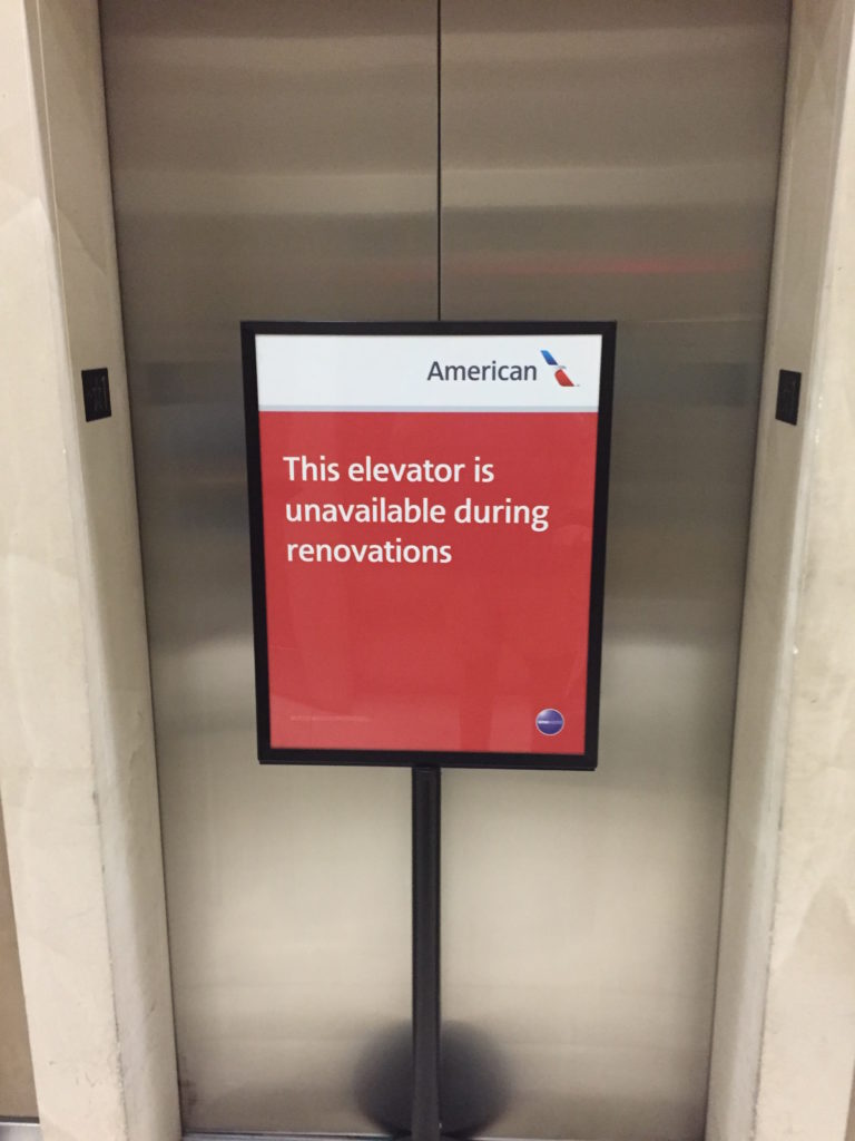 Nope, not this elevator