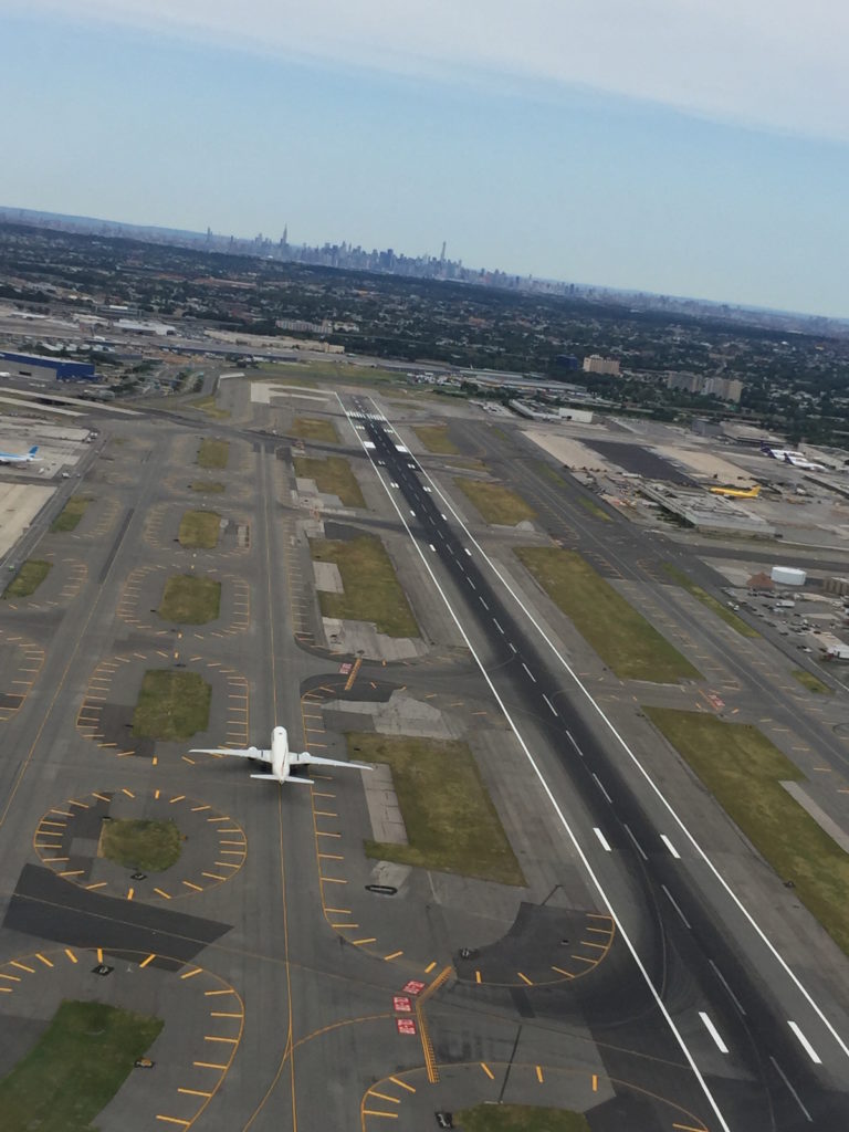 Take off from JFK