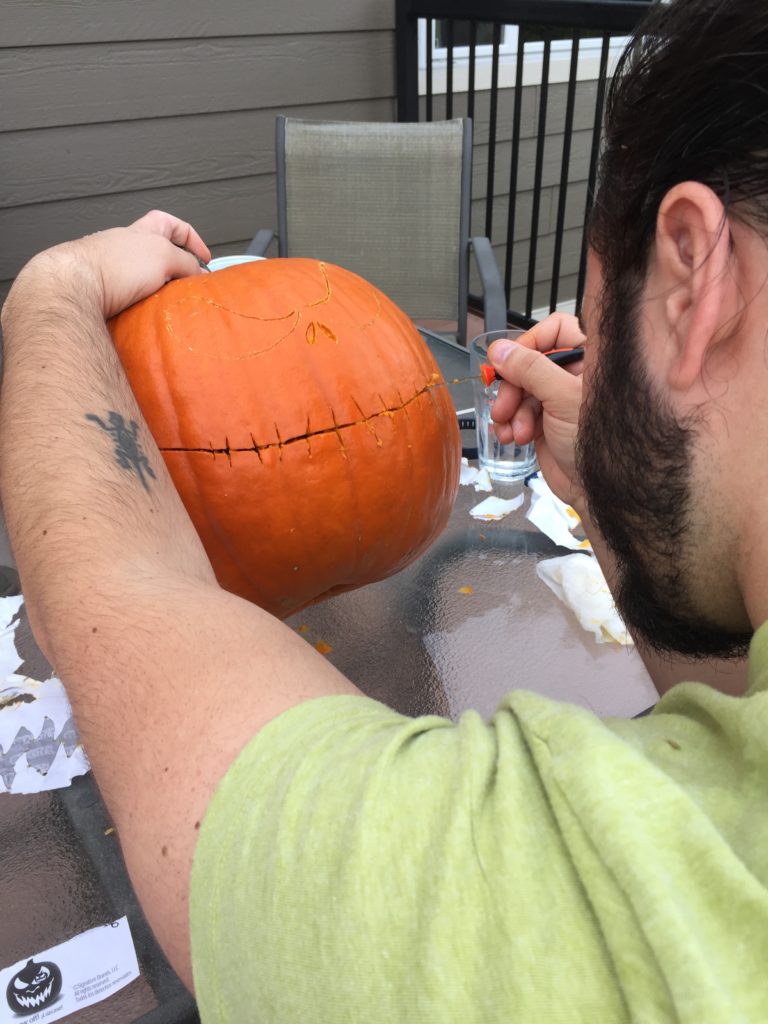 Ben Freestyling his pumpkin