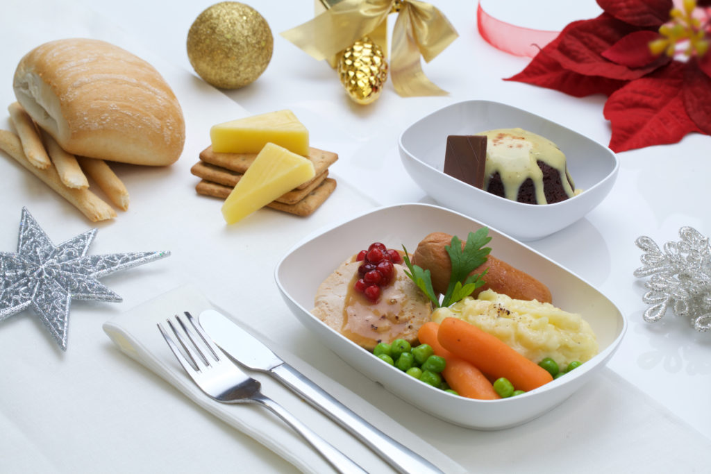 Emirates Economy Christmas Meal, from emirates.com