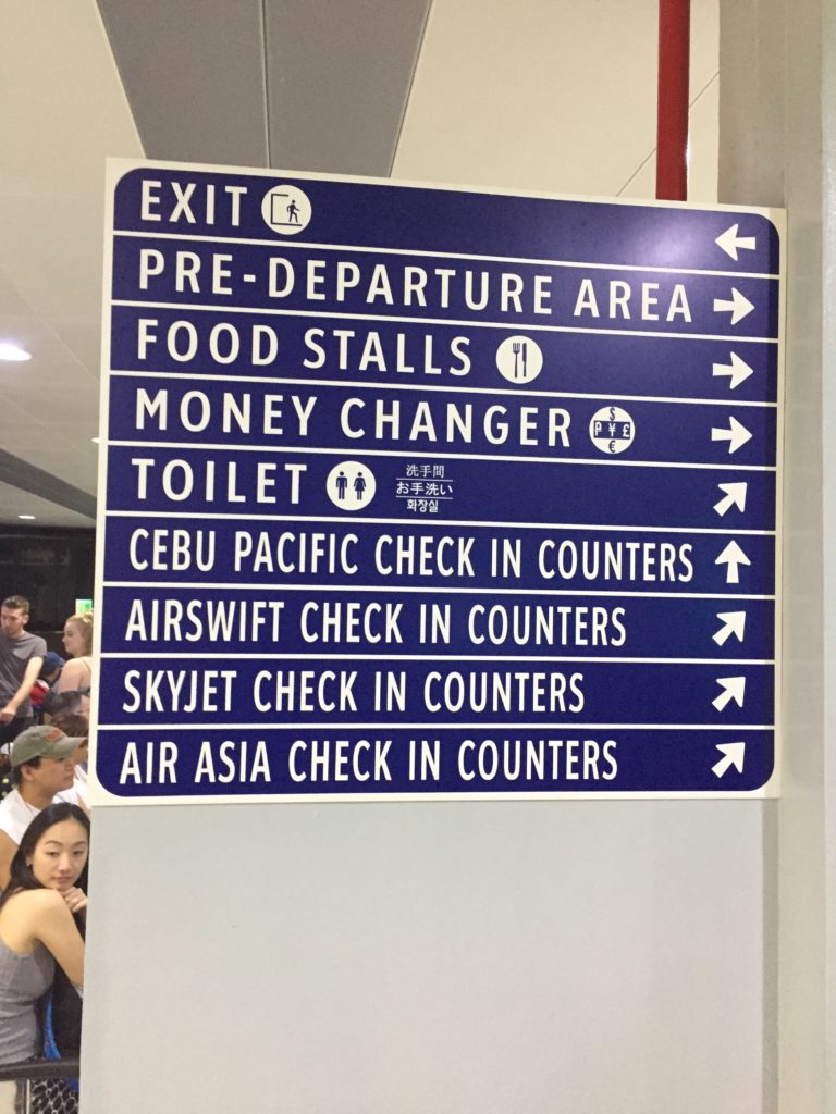 Manila Domestic Terminal Sign