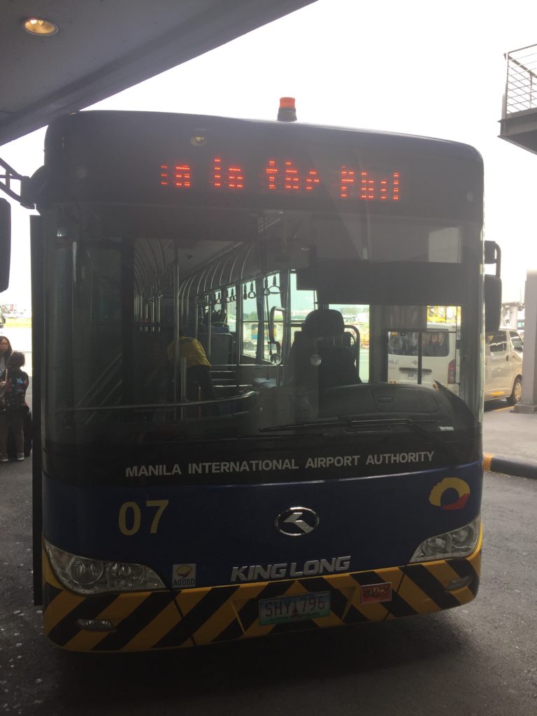 Bus at Manila AIrport