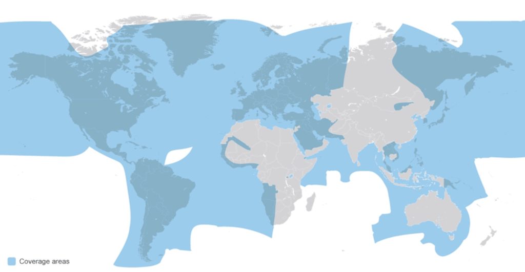 Delta Global WIFI Coverage Area