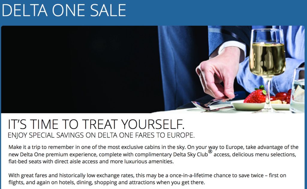 Delta One Sale, January 2017