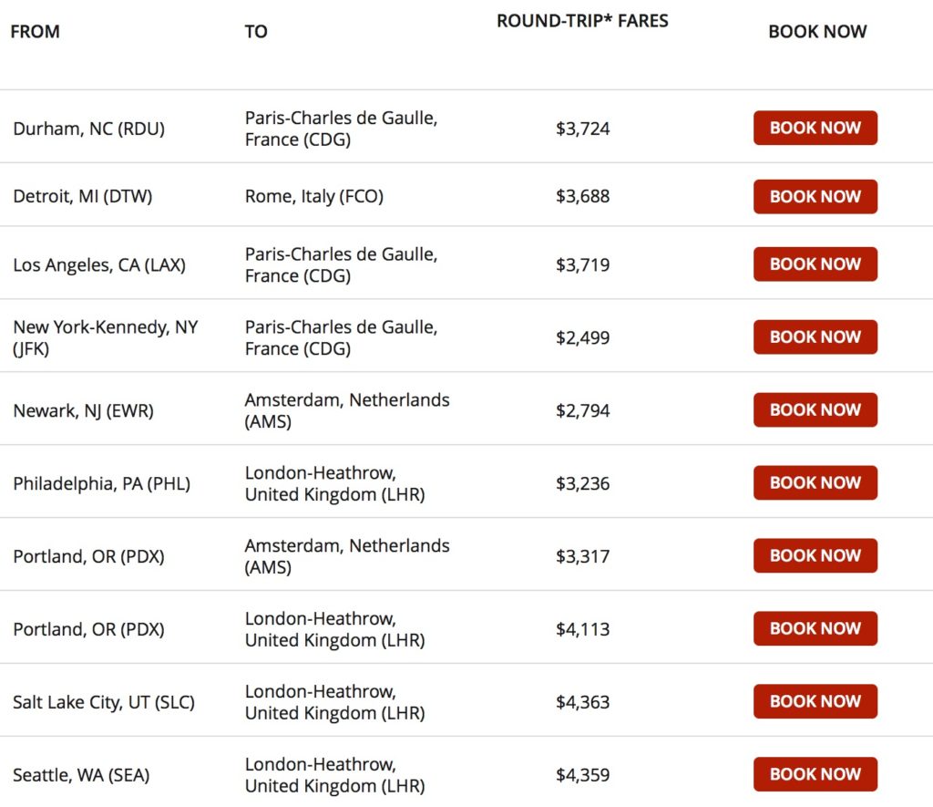 Delta One Sale Fares