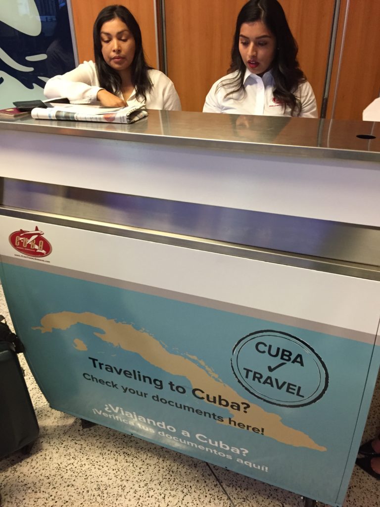 Cuba Travel Services Desk