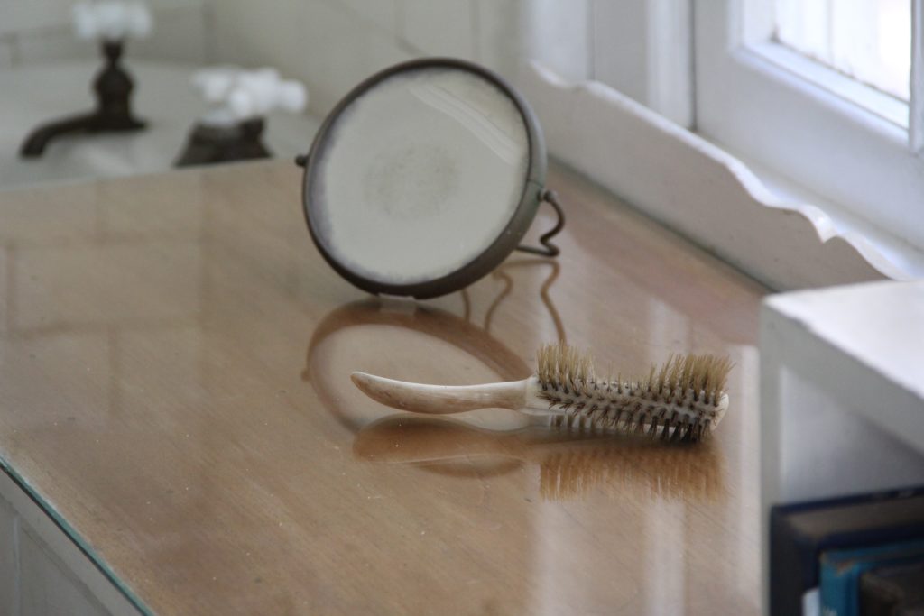 a brush on a table