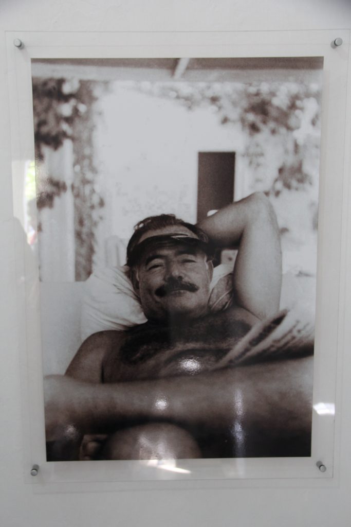 Ernest Hemingway Relaxing