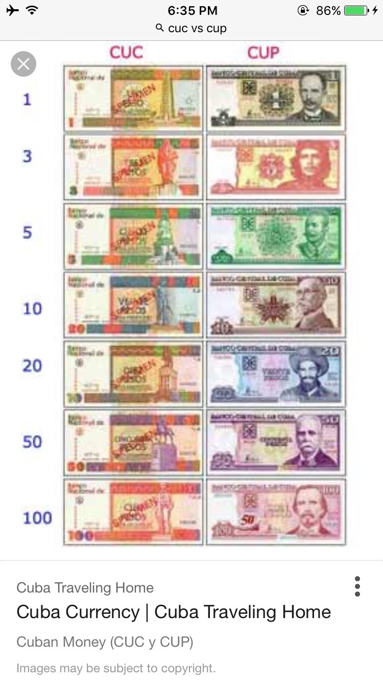 cuba exchange rates