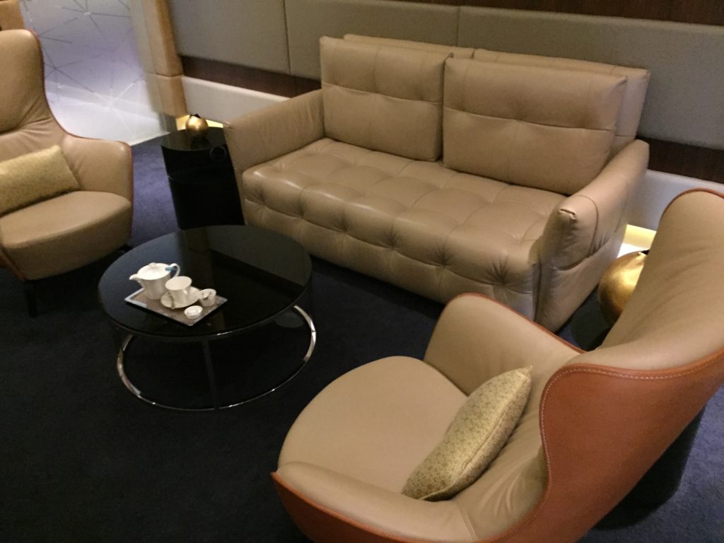 Etihad First Class Lounge Abu Dhabi Cigar Room