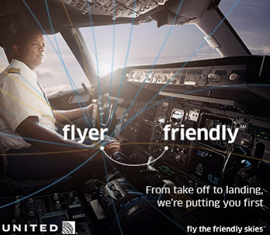United Friendly Skies ad