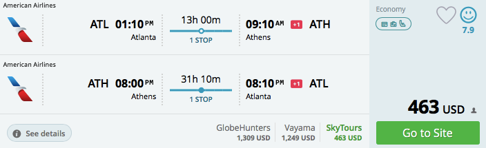 Atlanta to Athens in October