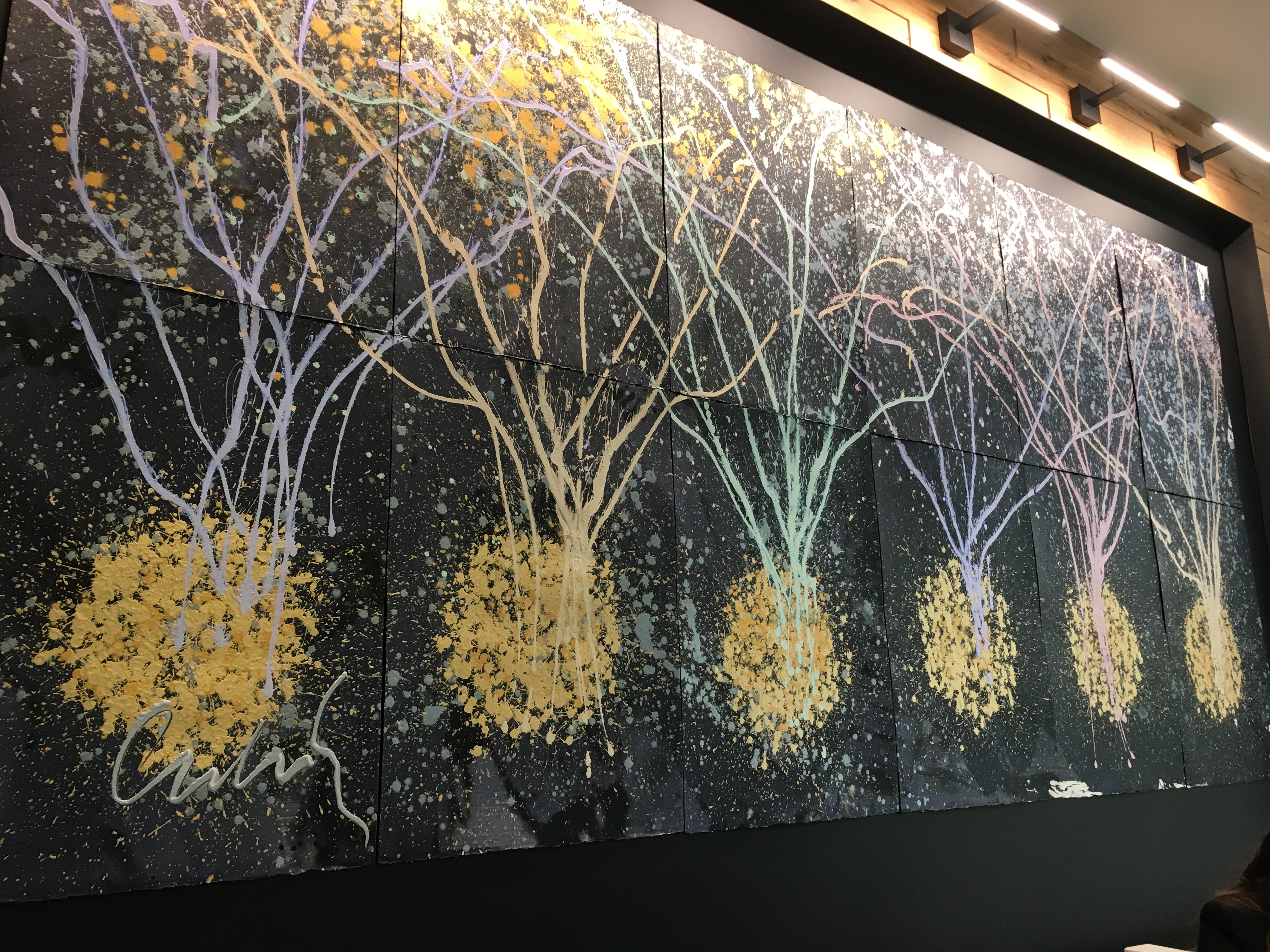 Alaska Airlines Chihuly Painting