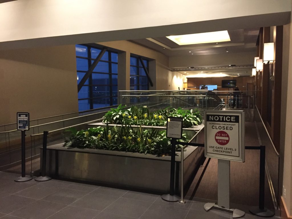 Westin Detroit Airport Security Entrance