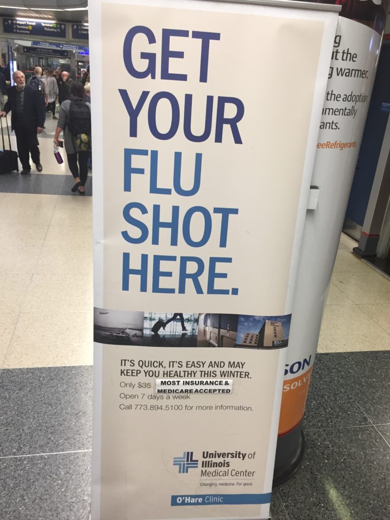 Chicago O Hare Airport Offers Flu Shots No Mas Coach