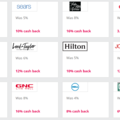 Double Cash Back Today only on TopCashBack!