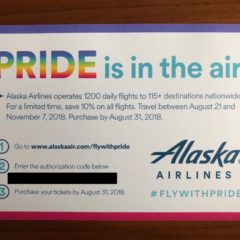 Alaska Airlines 10% Discount on All Flights