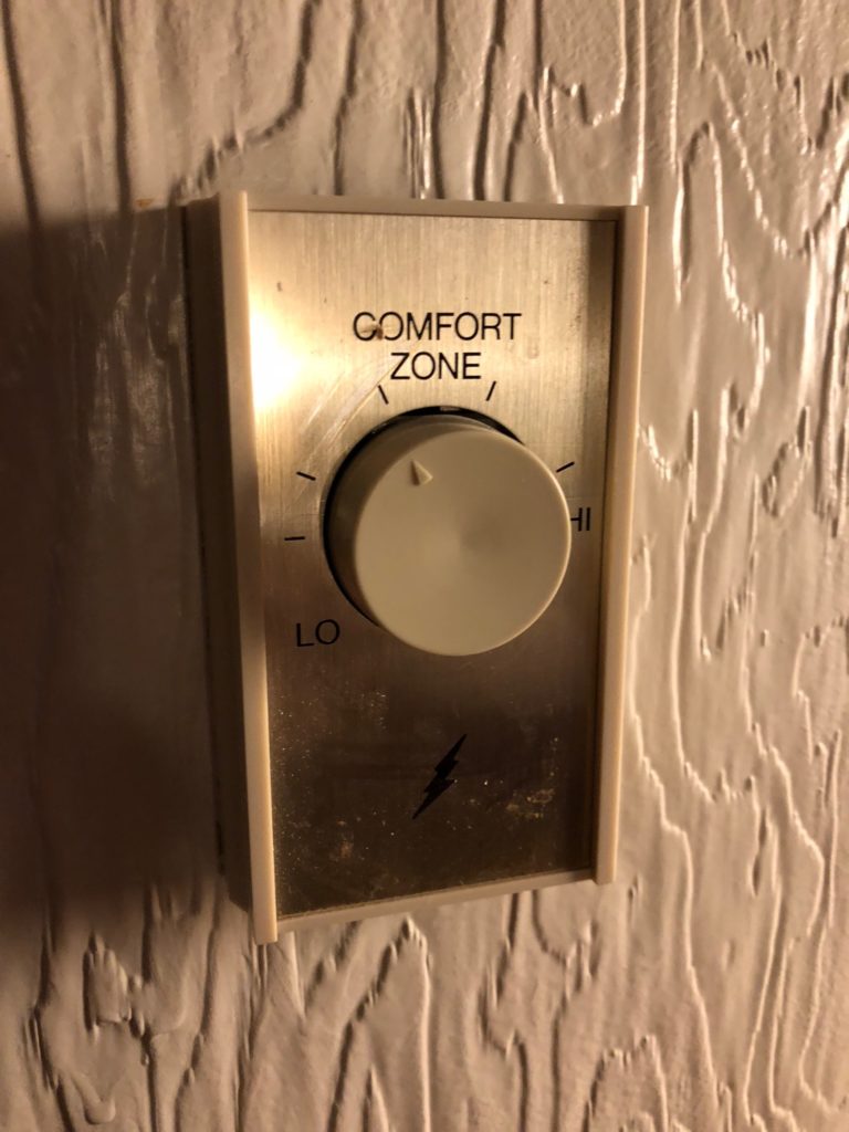 a control panel on a wall