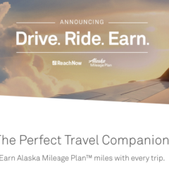 Earn Alaska Airlines miles with ReachNow