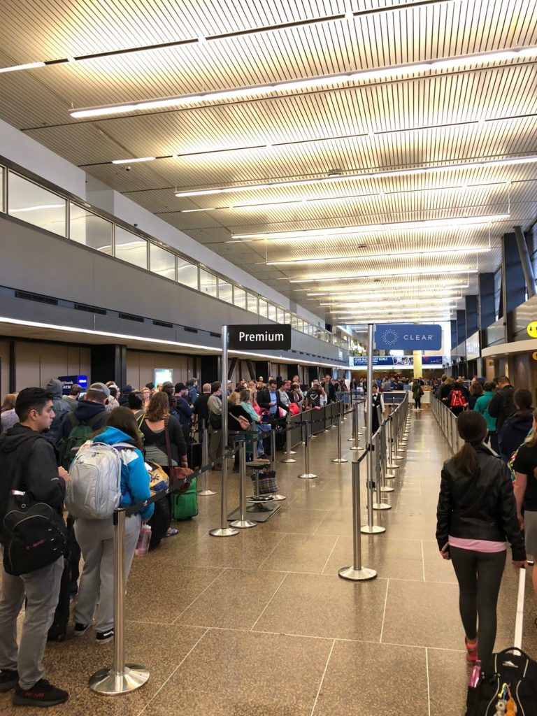 a group of people in a terminal