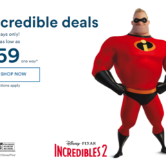 Alaska Airlines Incredibles Sale, 2 days, from $54