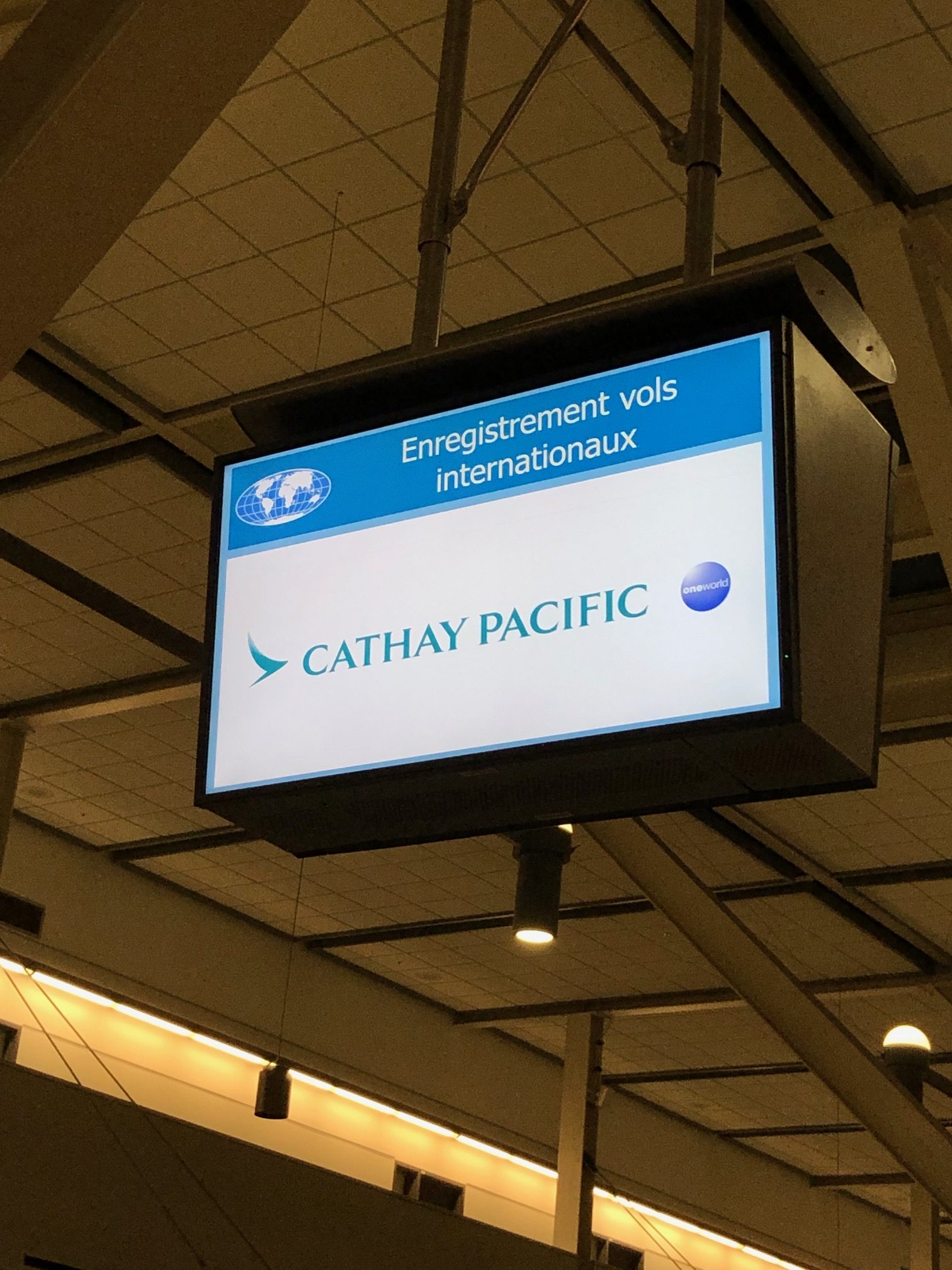 Cathay Pacific Checkin