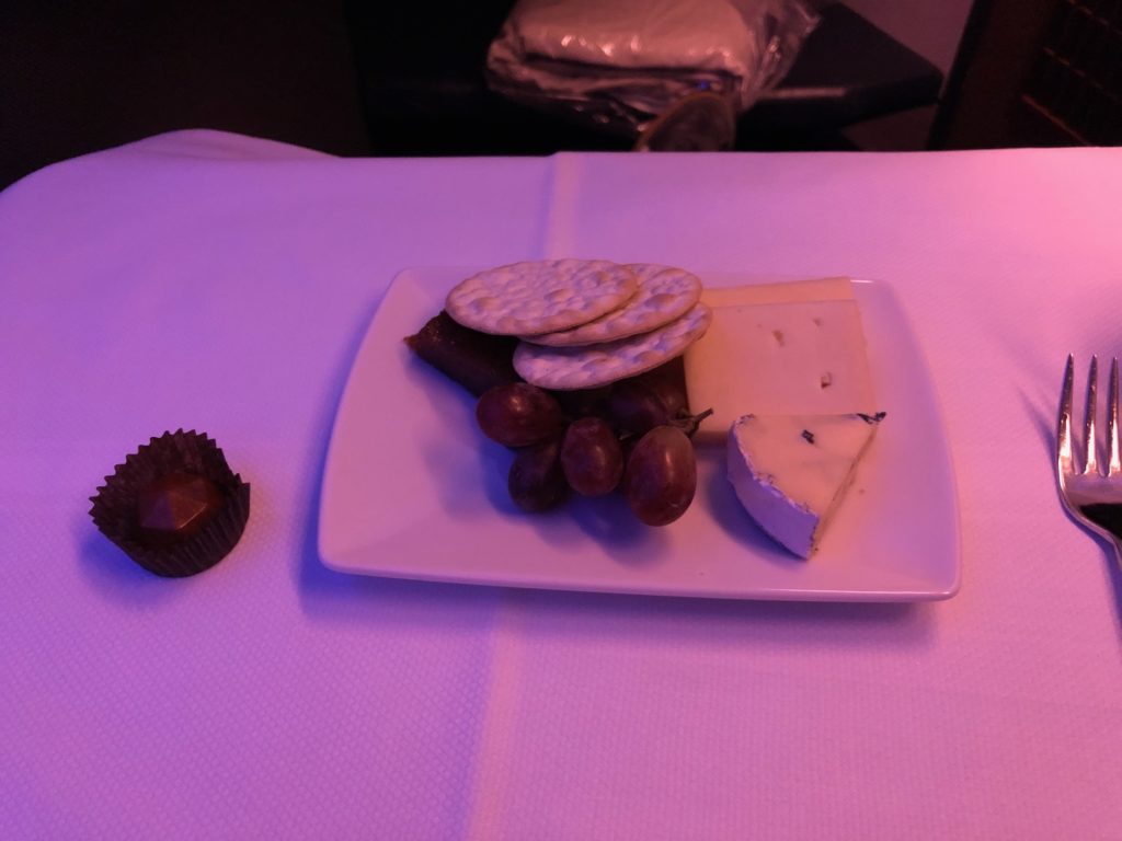 Cathay Pacific Cheese Board