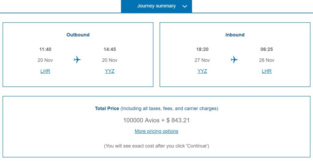 screenshot of a screenshot of a flight schedule