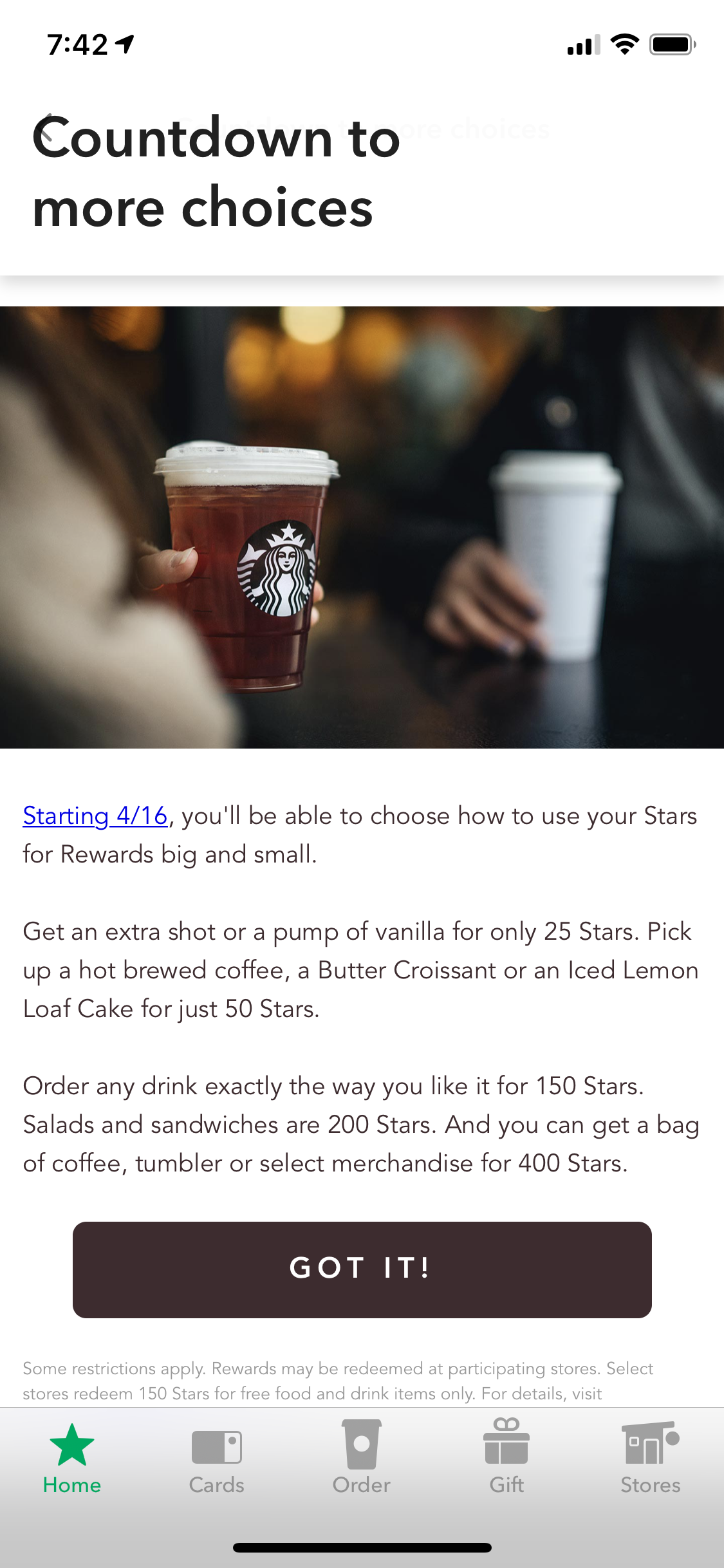 Today Is Your Last Day To Redeem Starbucks Stars Before