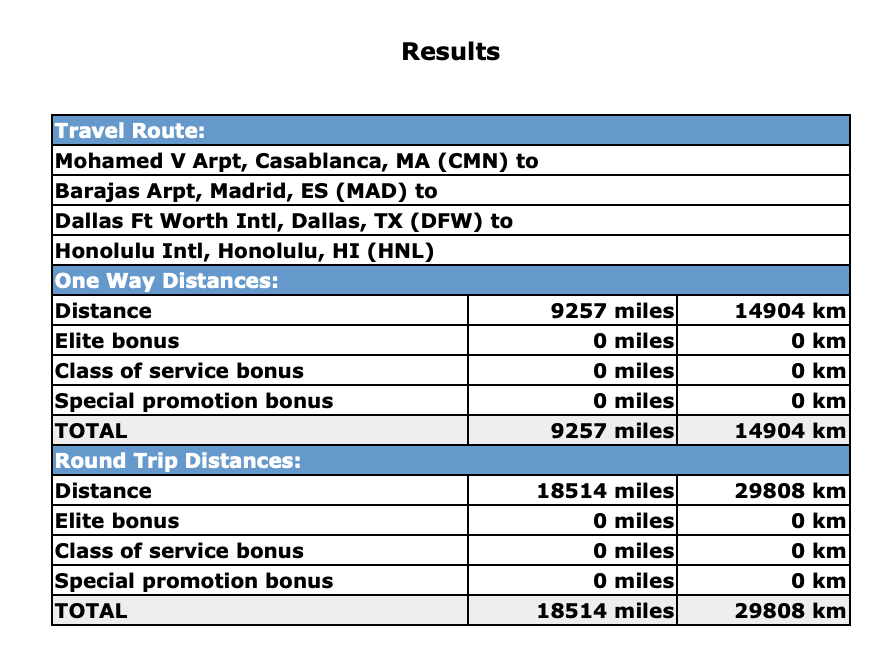 a screenshot of a results table