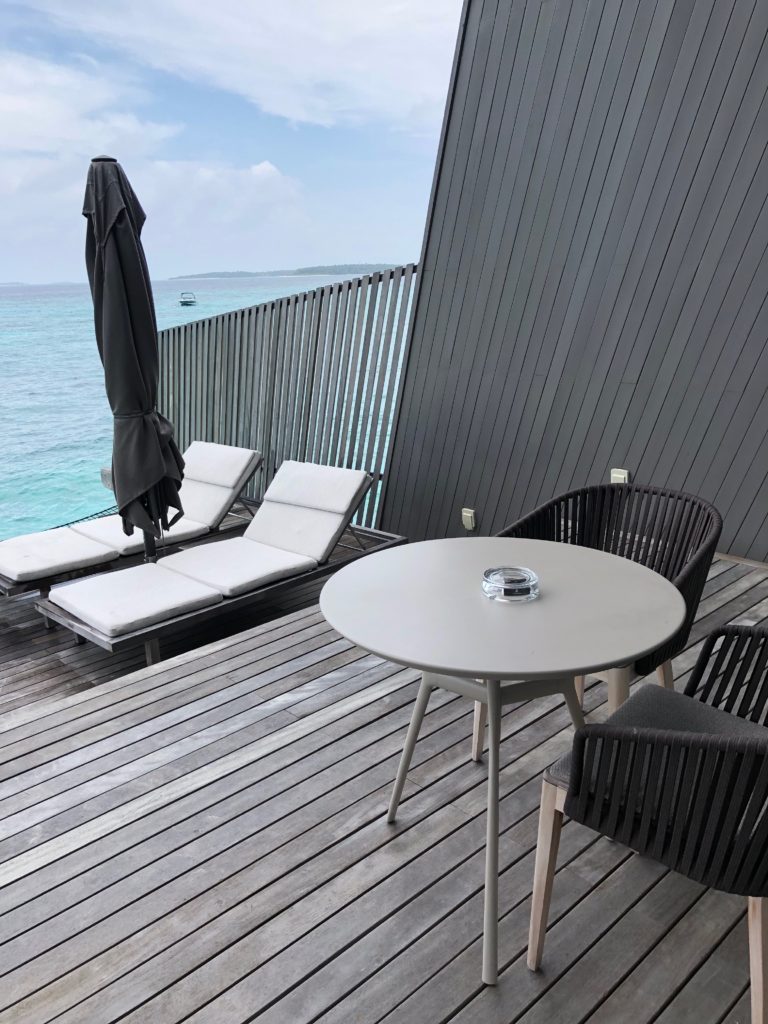 St Regis Maldives Suite Outdoor Lounge