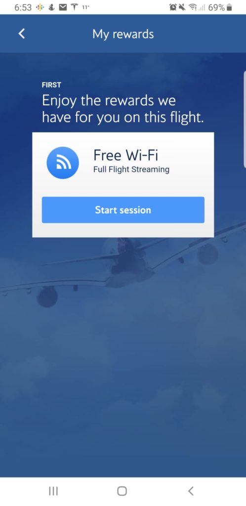 a screenshot of a wi-fi streaming application