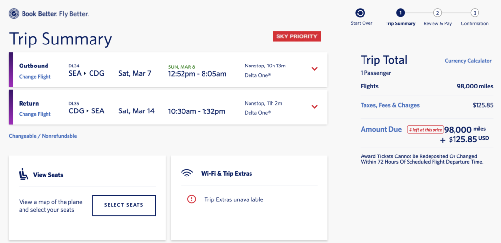 a screenshot of a flight schedule