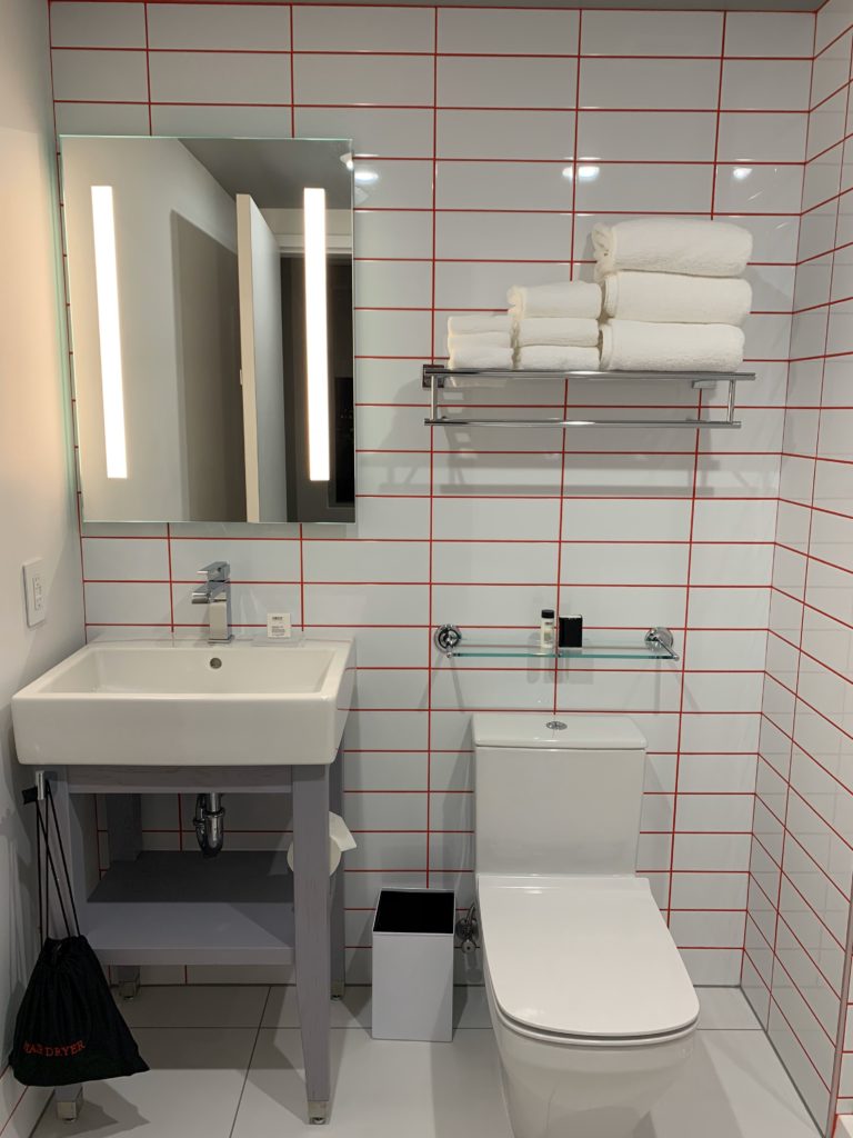 a bathroom with a sink and a toilet