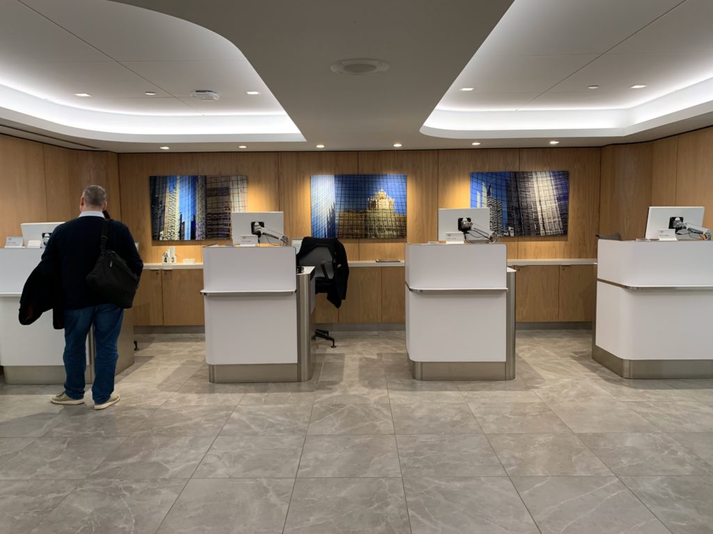 a man standing in front of a counter