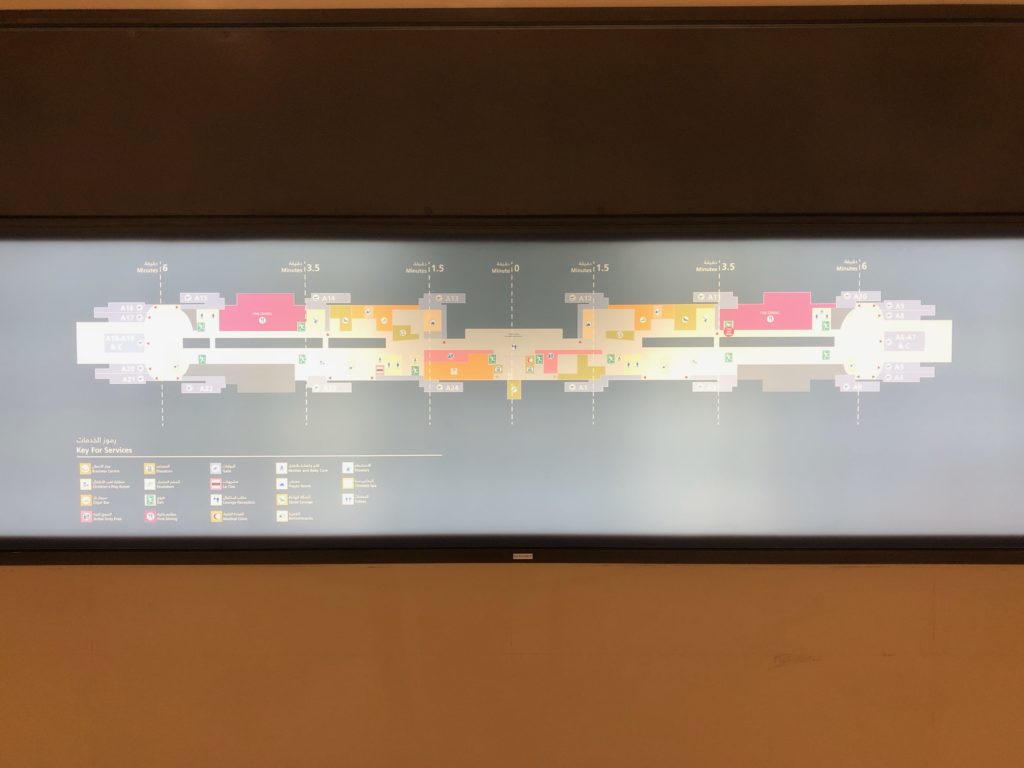 a screen on a wall