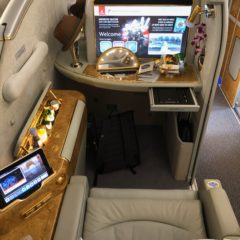Emirates First Class Dubai to Los Angeles A380 Review